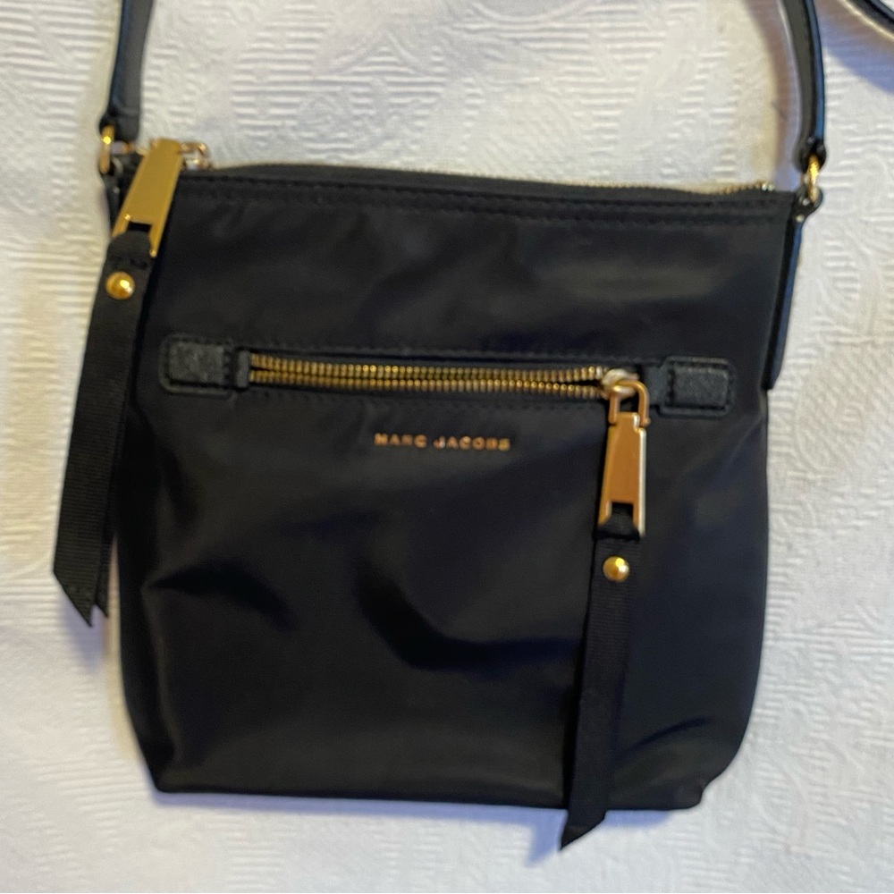 Marc jacobs small nylon black crossbody bag.